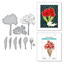 Yana's Amaryllis Etched Dies From The Amaryllis Christmas Collection By Yana Smakula