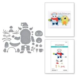 Rocky The Dancin' Yeti Etched Dies From The Monster Friends Collection