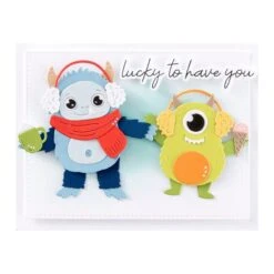 Rocky The Dancin' Yeti Etched Dies From The Monster Friends Collection -Woodland Scenics Shop S4 1393 Rocky the Dancin Yeti Project