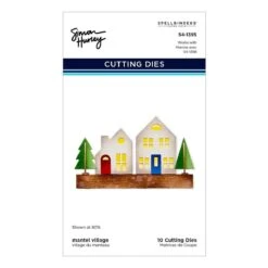 Mantel Village And Decorations Etched Dies Bundle From The Timeless Trees Collection By Simon Hurley -Woodland Scenics Shop S4 1395 Timeless Trees Simon Hurley mantel village Pac