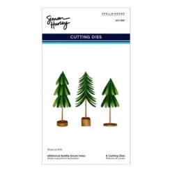 Whimsical Bottle Brush Trees Etched Dies From The Timeless Trees Collection By Simon Hurley -Woodland Scenics Shop S4 1397 Timeless Trees Simon Hurley whimsical bottle brush trees Pac