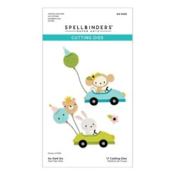 Go Kart Go Etched Dies From The Little Smiles Collection -Woodland Scenics Shop S4 1400 Little Smiles Go Kart Go Pac