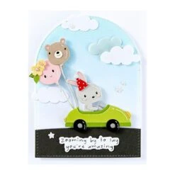 Go Kart Go Etched Dies From The Little Smiles Collection -Woodland Scenics Shop S4 1400 Little Smiles Go Kart Go Project