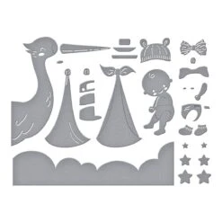 Bundle Of Joy Etched Dies From The Little Smiles Collection 11 Bundle Of Joy Etched Dies From The Little Smiles Collection -Woodland Scenics Shop S4 1402 Little Smiles Bundle of Joy Color