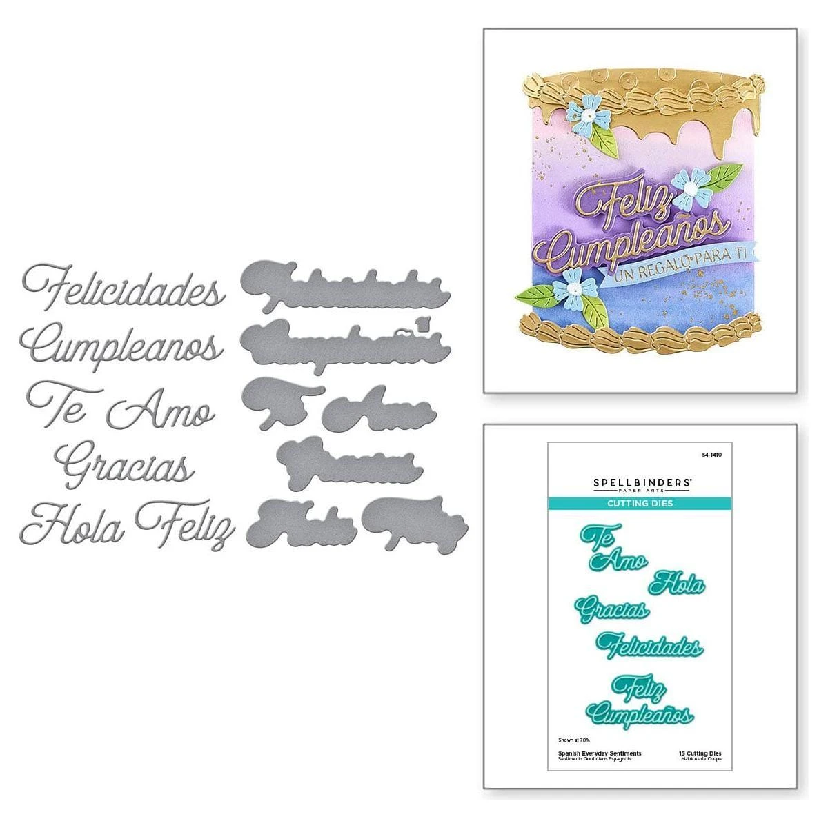 Spanish Everyday Sentiments Etched Dies From The International Sentiments Collection 1 Spanish Everyday Sentiments Etched Dies From The International Sentiments Collection