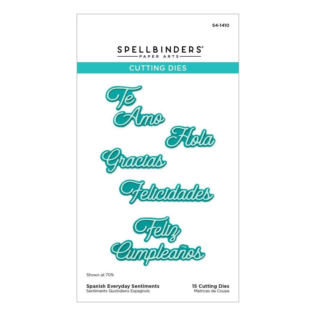 Spanish Everyday Sentiments Etched Dies From The International Sentiments Collection 7 Spanish Everyday Sentiments Etched Dies From The International Sentiments Collection - Image 7