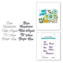 Italian Everyday Sentiments Etched Dies From The International Sentiments Collection