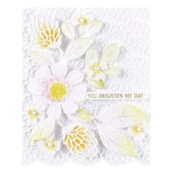 Eyelet Scallop Border Etched Dies From The Vivid Expressions Collection -Woodland Scenics Shop S4 1413 Vivid Expressions Eyelet Scallop Border Project