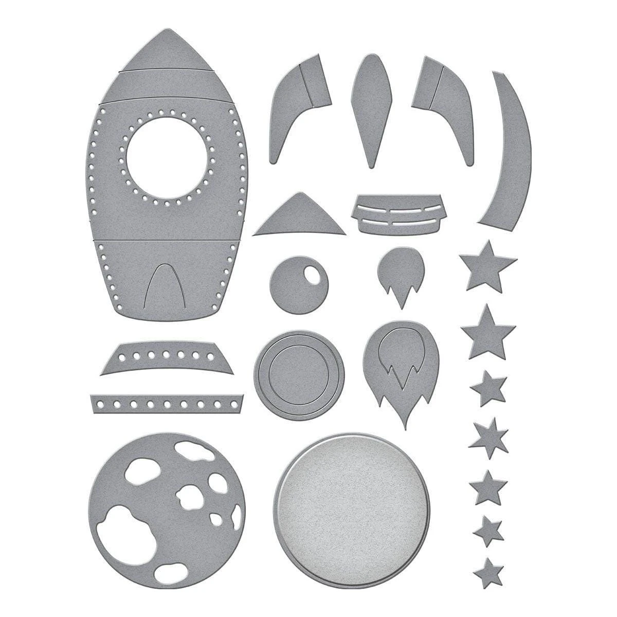 To The Moon Etched Dies From The Simon's Space Adventure Collection By Simon Hurley 3 To The Moon Etched Dies From The Simon's Space Adventure Collection By Simon Hurley - Image 3