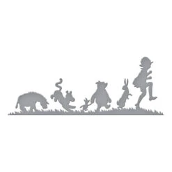 Pooh & Friends Silhouette Etched Dies From The Say Cheese Classic Pooh Collection In Collaboration With Simple Stories -Woodland Scenics Shop S4 1426 Say Cheese Simple Stories Pooh Friends Silhouette Color