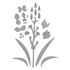 Layered Gladiolus Etched Dies From The Wildflowers Collection By Lisa Horton -Woodland Scenics Shop S4 1429 Wildflowers Lisa Horton Layered Gladiolus Color