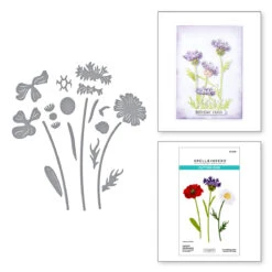 Layered Wildflowers Etched Dies From The Wildflowers Collection By Lisa Horton