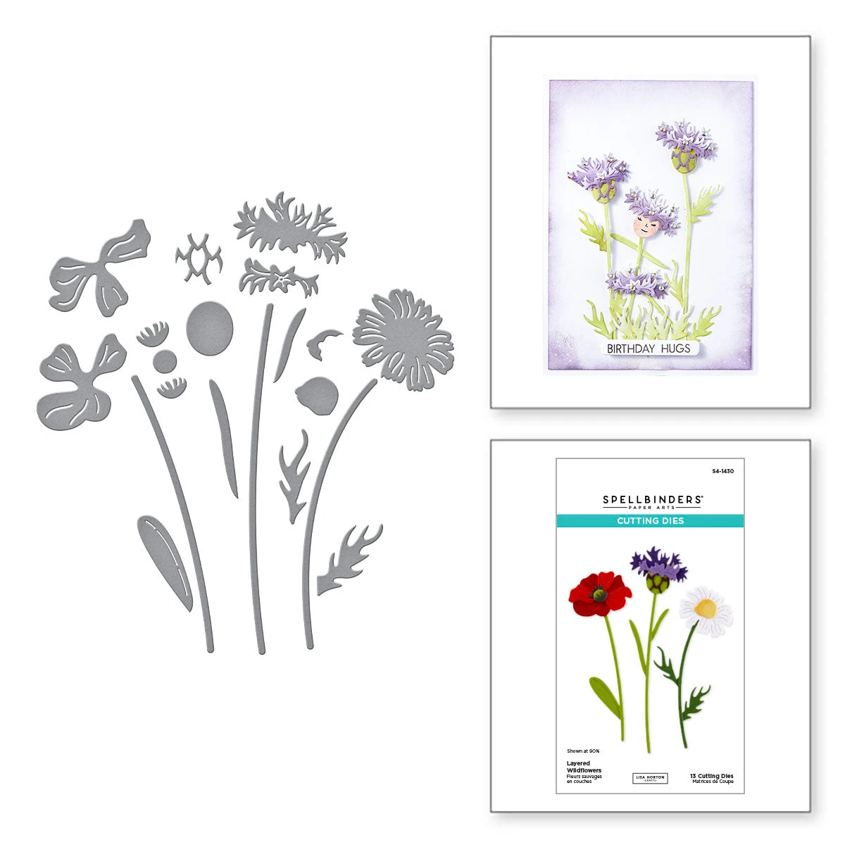 Layered Wildflowers Etched Dies From The Wildflowers Collection By Lisa Horton 1 Layered Wildflowers Etched Dies From The Wildflowers Collection By Lisa Horton