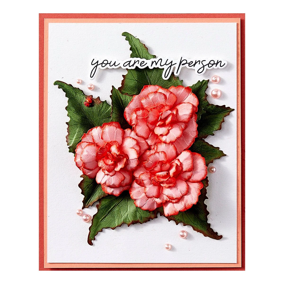 Begonia And Ladybugs Etched Dies From The Summer Solstice Garden Collection By Susan Tierney-Cockburn 6 Begonia And Ladybugs Etched Dies From The Summer Solstice Garden Collection By Susan Tierney-Cockburn - Image 6