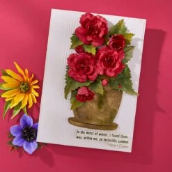 Summer Solstice Garden Die Bundle -Woodland Scenics Shop S4 1435 Summer Solstice Garden STC Begonia and Ladybugs Project 3