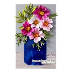 Cosmos Etched Dies From The Summer Solstice Garden Collection By Susan Tierney-Cockburn 12 Cosmos Etched Dies From The Summer Solstice Garden Collection By Susan Tierney-Cockburn -Woodland Scenics Shop S4 1436 Summer Solstice Garden STC Cosmos Project 1