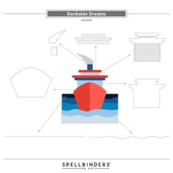 Deckside Dreams Etched Dies From The La Dolce Vita Collection -Woodland Scenics Shop S4 1447 La Dolce Vita Deckside Dreams Assembly Guide