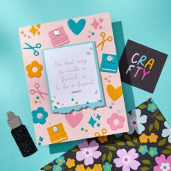 Crafty Babe Die Bundle With Simple Stories -Woodland Scenics Shop S4 1463 Crafty Babe Simple Stories Labels Icons Project 2