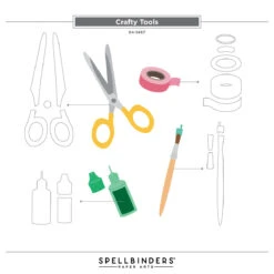 Crafty Tools Etched Dies From The Crafty Babe Collection With Simple Stories -Woodland Scenics Shop S4 1467 Crafty Tools Assembly Instructions