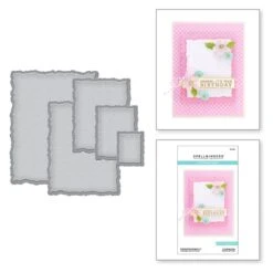 Nestabilities Deckled Rectangles LG Etched Dies