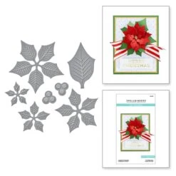 Shapeabilities Layered Poinsettia Etched Dies