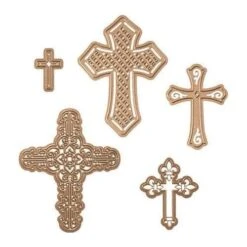 Shapeabilities Crosses Two Etched Dies -Woodland Scenics Shop S5 093 Etched Dies Crosses Two product 11874.1649276700.1280.1280