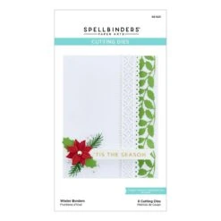 Winter Borders Etched Dies From The Tinsel Time Collection -Woodland Scenics Shop S5 523 Tinsel Time Spellbinders Winter Borders Pac