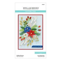 Holiday Blooms Etched Dies From The Celebrate The Season Collection -Woodland Scenics Shop S5 527 Celebrate the Season Holiday Blooms Pac