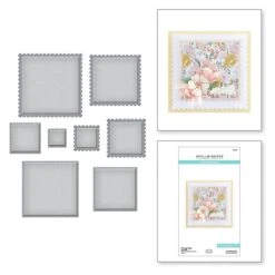 Postage Edge Squares From The Postage Edge Shapes Collection By Becca Feeken