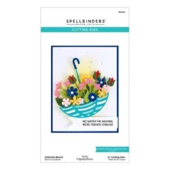 Umbrella Bloom Etched Dies From The Showered With Love Collection By Vicky Papaioannou -Woodland Scenics Shop S5 554 Showered with Love Vicky Papaioannou Umbrella Bloom Pac