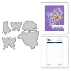 Butterfly Kisses Stamp & Die Set By Simon Hurley -Woodland Scenics Shop S5 555 butterfly kisses Combo