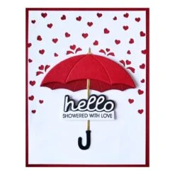 Raining Hearts Etched Dies From The Showered With Love Collection By Vicky Papaioannou -Woodland Scenics Shop S5 559 Showered with Love Vicky Papaioannou Raining Hearts Project