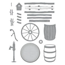 Rustic Garden Etched Dies From The Country Road Collection By Annie Williams -Woodland Scenics Shop S5 578 Country Road Annie Williams Rustic Garden Color 67fa6347 e9c7 4ba9 b665 ce9107cc47b1