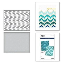 Zig Zag Chevron Etched Dies From The Photosynthesis Collection By Simon Hurley