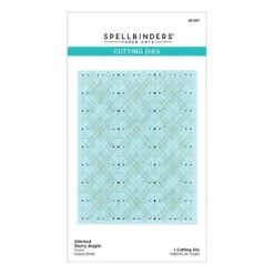 Stitched Starry Argyle Etched Dies From The Stitched For Christmas Collection -Woodland Scenics Shop S5 597 Stitched for Christmas Stitched Starry Argyle Pac