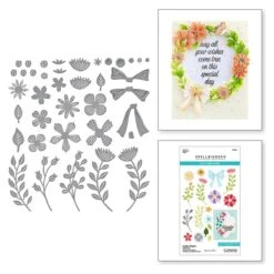 Garden Wreath Add-Ons Etched Dies From The Beautiful Wreaths Collection By Suzanne Hue