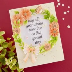Garden Wreath Add-Ons Etched Dies From The Beautiful Wreaths Collection By Suzanne Hue -Woodland Scenics Shop S5 598 Beautiful Wreaths Suzanne Hue Garden Wreath Add Ons Project 2