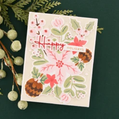 Christmas Florals Stencil From Classic Christmas Collection Etched Diesfrom The Classic Christmas Collection -Woodland Scenics Shop S5 599 95c55fe7 b37a 4d5d 9202 238b2adc6e10