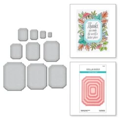 Notched Corner Frames Etched Dies From The BetterPress Autumn Collection