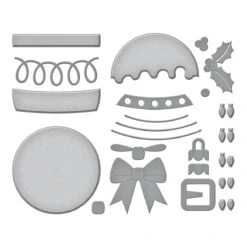 Festive Ornaments Etched Dies From The Merry Mug & Circle Delights Collection By Nichol Spohr -Woodland Scenics Shop S5 607 Merry Mug Circle Delights Nichol Spohr Festive Ornaments Color