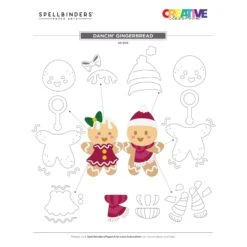 Dancin' Gingerbread Etched Dies From The Dancin' Christmas Collection -Woodland Scenics Shop S5 609 InstructionalJPEG