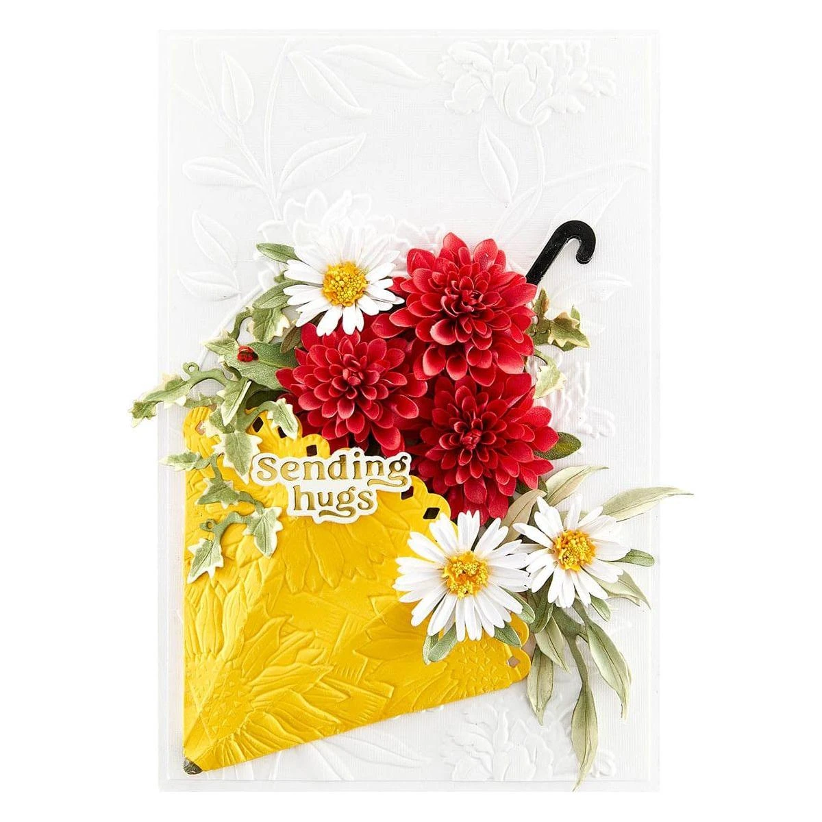 Garden Parasol Etched Dies From The Birds & Bees Garden Collection By Susan Tierney-Cockburn 6 Garden Parasol Etched Dies From The Birds & Bees Garden Collection By Susan Tierney-Cockburn - Image 6