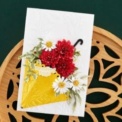 Garden Parasol Etched Dies From The Birds & Bees Garden Collection By Susan Tierney-Cockburn 10 Garden Parasol Etched Dies From The Birds & Bees Garden Collection By Susan Tierney-Cockburn -Woodland Scenics Shop S5 610 The Birds Bees Garden STC Garden Parasol Project 3