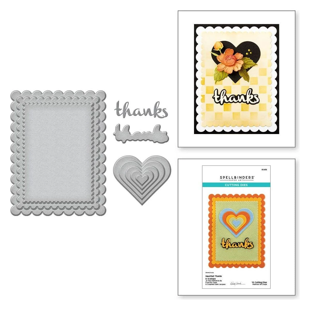 Heartfelt Thanks & Scallops Etched Dies From The From The Garden Collection By Wendy Vecchi 1 Heartfelt Thanks & Scallops Etched Dies From The From The Garden Collection By Wendy Vecchi