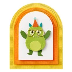 Make A Wish Arch Labels Etched Dies From The Monster Birthday Collection -Woodland Scenics Shop S5 619 Monster Birthday Make a Wish Arch Labels Project