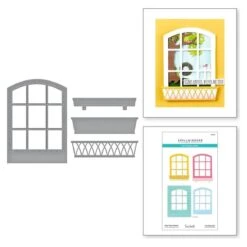 Vista View Window Etched Dies From The Windows With A View Collection By Tina Smith