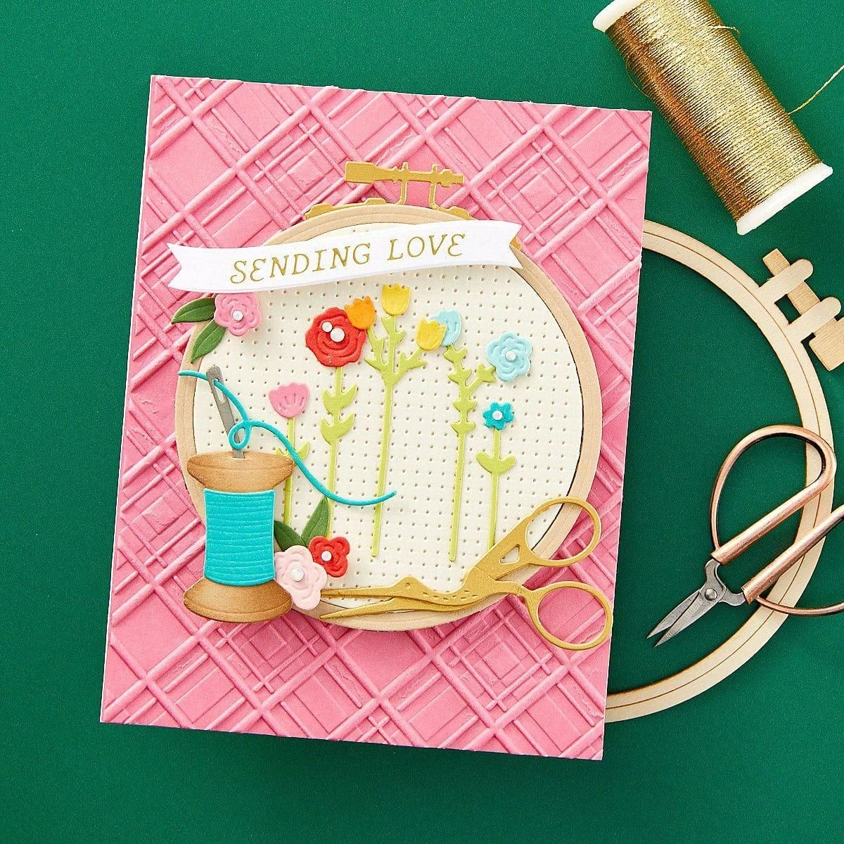 Needleworker Tool Kit Etched Dies From The Nichol's Needlework Collection By Nichol Spohr 4 Needleworker Tool Kit Etched Dies From The Nichol's Needlework Collection By Nichol Spohr - Image 4