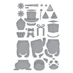 Party Puggles Etched Dies From The Bibi's Cats And Pugs Collection By Bibi Cameron 10 Party Puggles Etched Dies From The Bibi's Cats And Pugs Collection By Bibi Cameron -Woodland Scenics Shop S5 632 Cats and Pugs Bibi Cameron Party Puggles Color