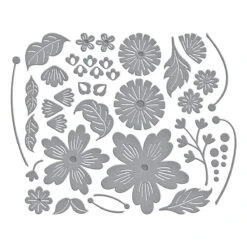 Floral Spray Etched Dies From The Bayfair Collection -Woodland Scenics Shop S5 638 Bayfair Floral Spray Color