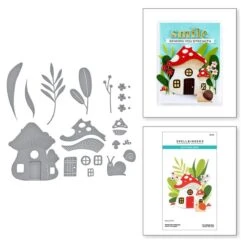 Mushroom Mansion Etched Dies From The Out And About Collection